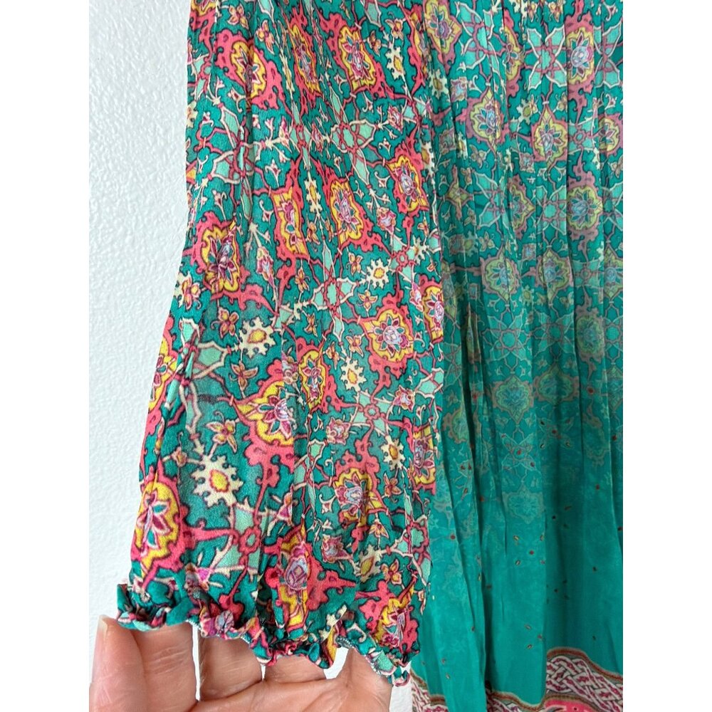 Tanvi Kedia Bohemian Tassel Tunic Dress Festival Western Size S - Picture 12 of 16